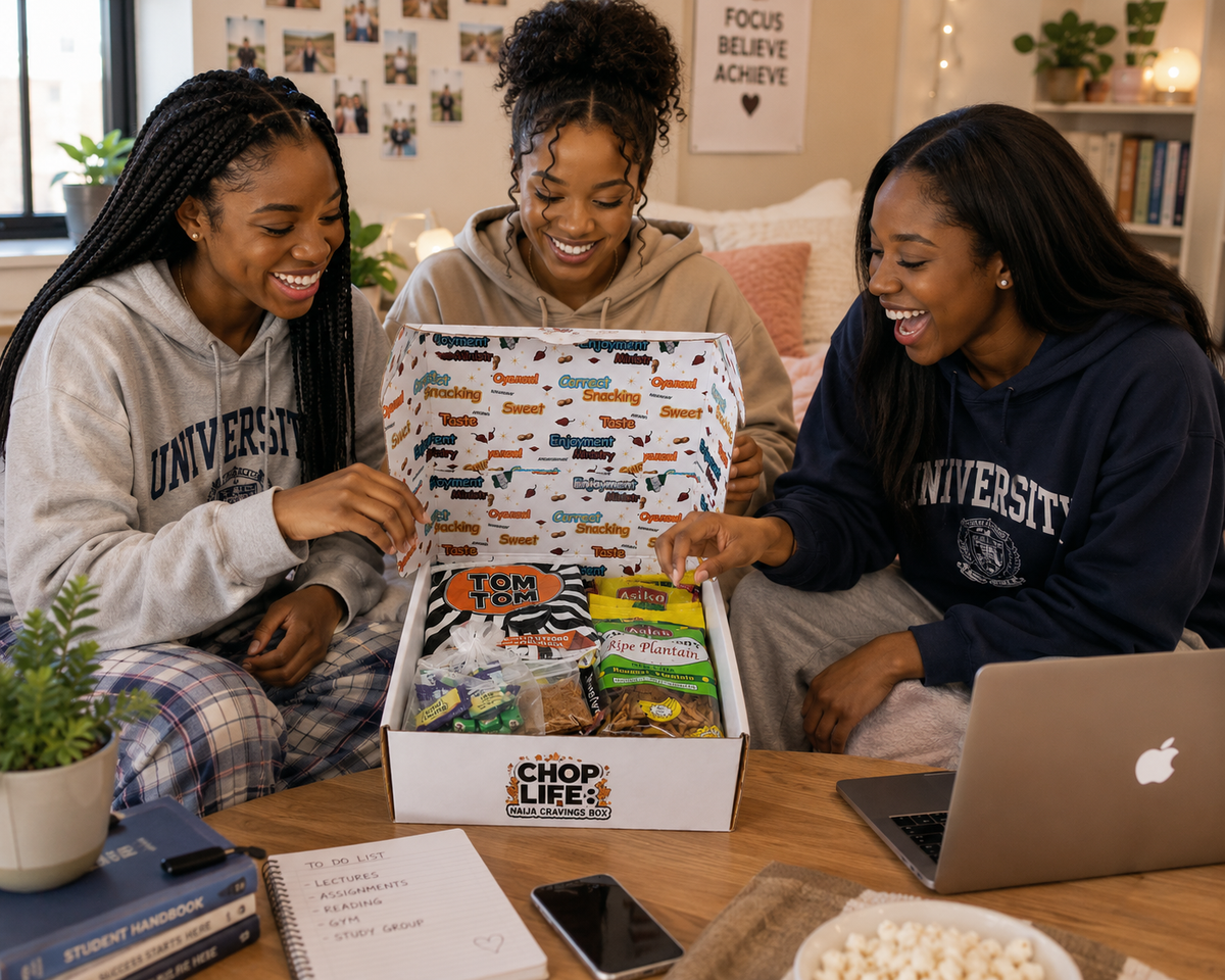 Chop Life! Naija Cravings Box - Nigerian Snacks & Treats Gift Box