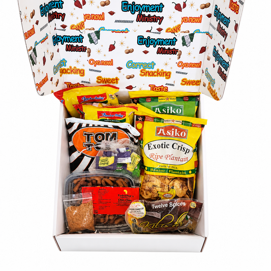 Chop Life! Naija Cravings Box - Nigerian Snacks & Treats Gift Box